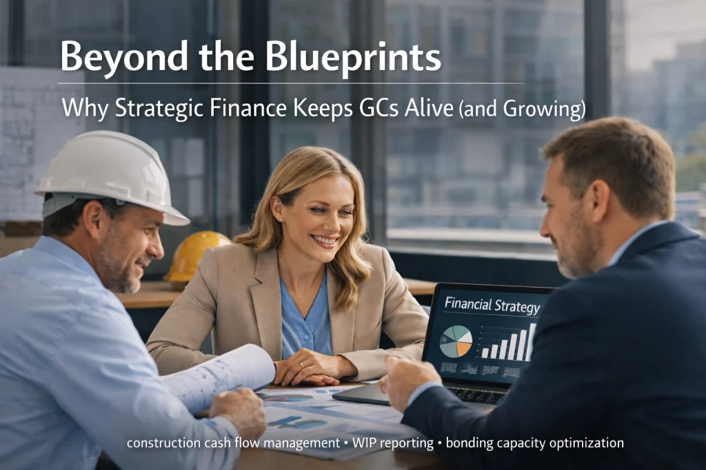 Beyond the Blueprints: Why General Contracting Needs Strategic Finance to Survive the ‘96% Rule’