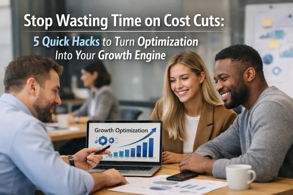 Stop Wasting Time on Cost Cuts: 5 Quick Hacks to Turn Optimization Into Your Growth Engine