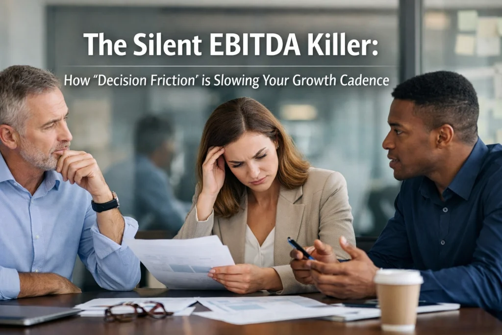 The Silent EBITDA Killer: How ‘Decision Friction’ is Slowing Your Growth Cadence
