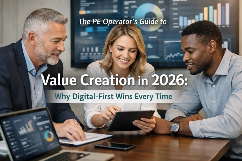 The PE Operator’s Guide to Value Creation in 2026: Why Digital-First Wins Every Time